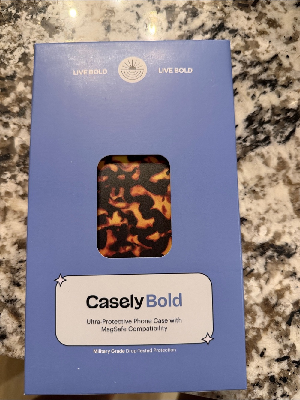 Casely Bold MagSafe-Compatible Phone Case — Tortoise Brown